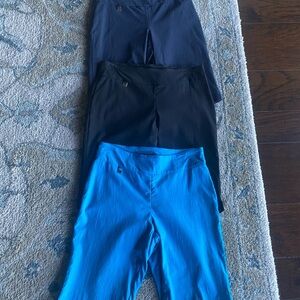 Peck & Peck Women's High Waist Shorts - Vibrant Blue, Classic Black, Deep Navy